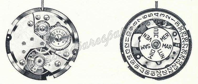 Peseux 7077 Watch movements Peseux 7077 Watch movements