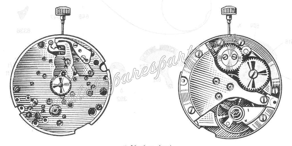 Poljot 2609H Watch Movements Poljot 2609H Watch Movements