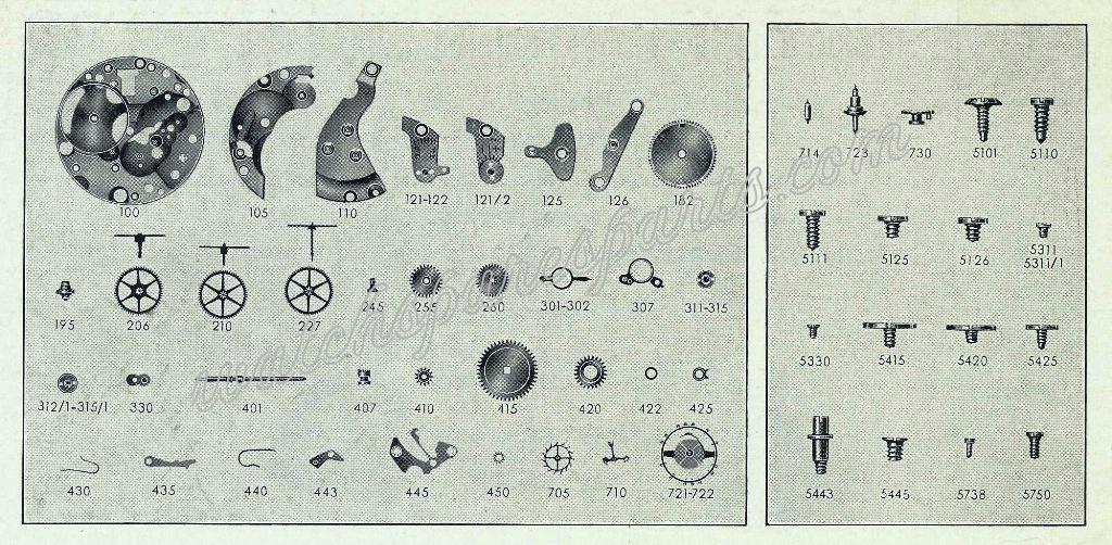 FHF Font 28 Watch spare parts FHF Font 28 Watch spare parts