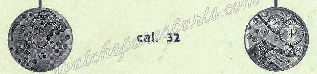 FHF Font 32 Watch movements FHF Font 32 Watch movements