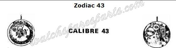 Zodiac 43 Watch movements Zodiac 43 Watch movements
