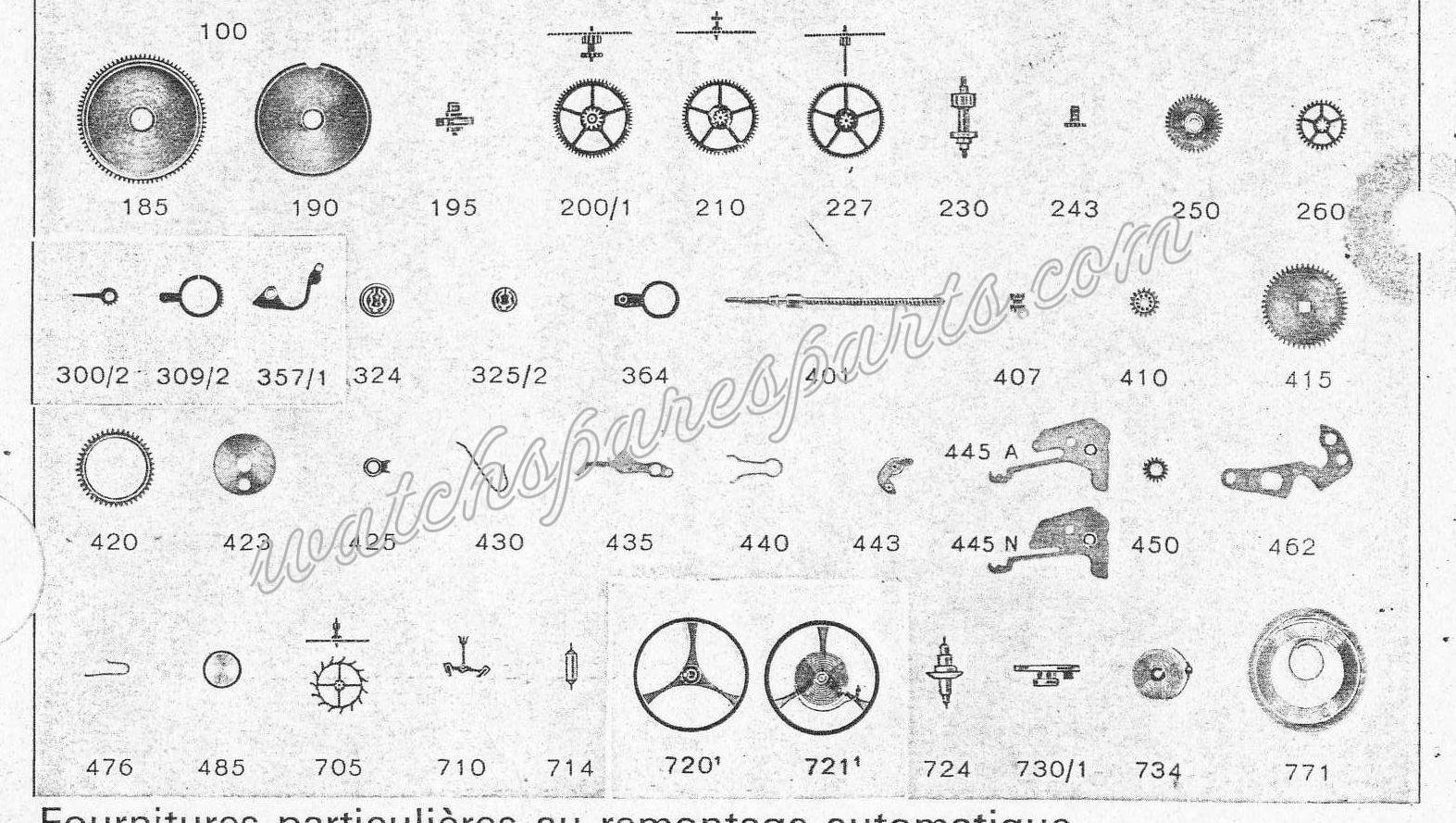 Zodiac 68 Watch spare part Zodiac 68 Watch spare part