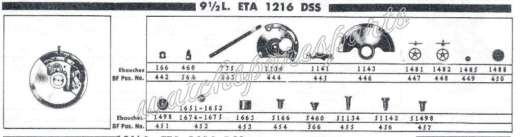 ETA 1216 Watch movements ETA 1216 Watch movements