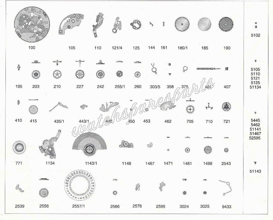 ETA 2004.1 Watch spare parts ETA 2004.1 Watch spare parts