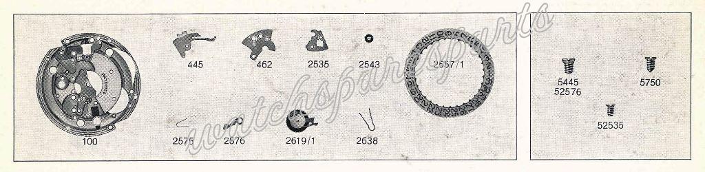 ETA 2502 Watch Date spare parts ETA 2502 Watch Date spare parts