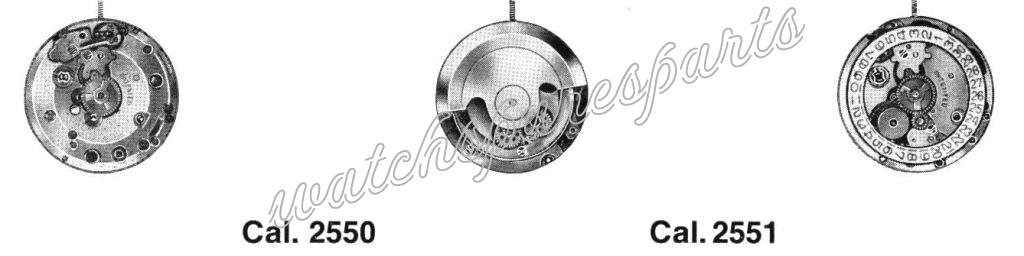 ETA 2550 Watch movements ETA 2550 Watch movements