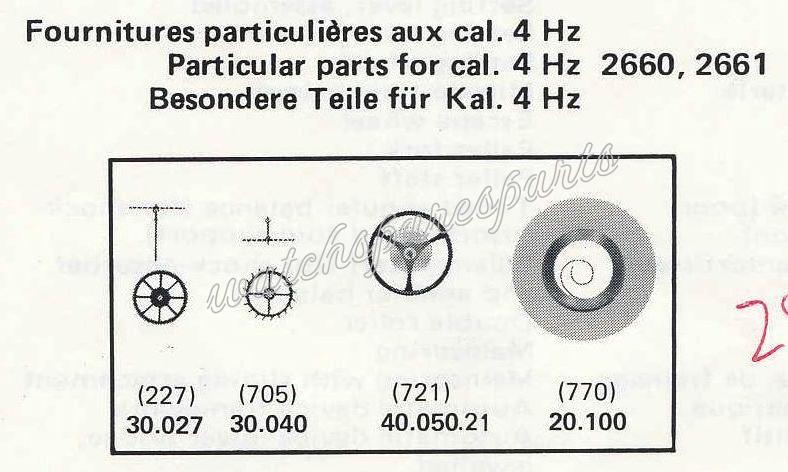 ETA 2661 Watch spare part ETA 2661 Watch spare part