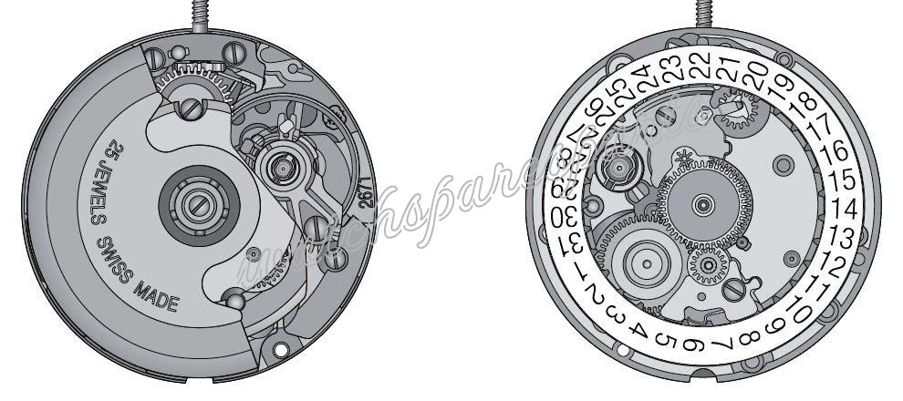 ETA 2671 Watch movements ETA 2671 Watch movements