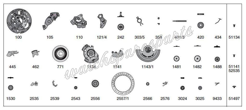ETA 2678 Watch Automatic spare parts ETA 2678 Watch Automatic spare parts