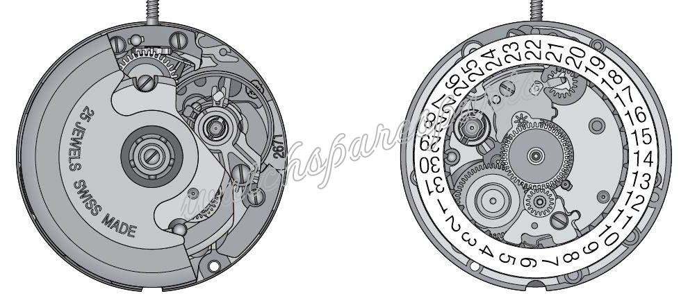 ETA 2678 Watch movements ETA 2678 Watch movements