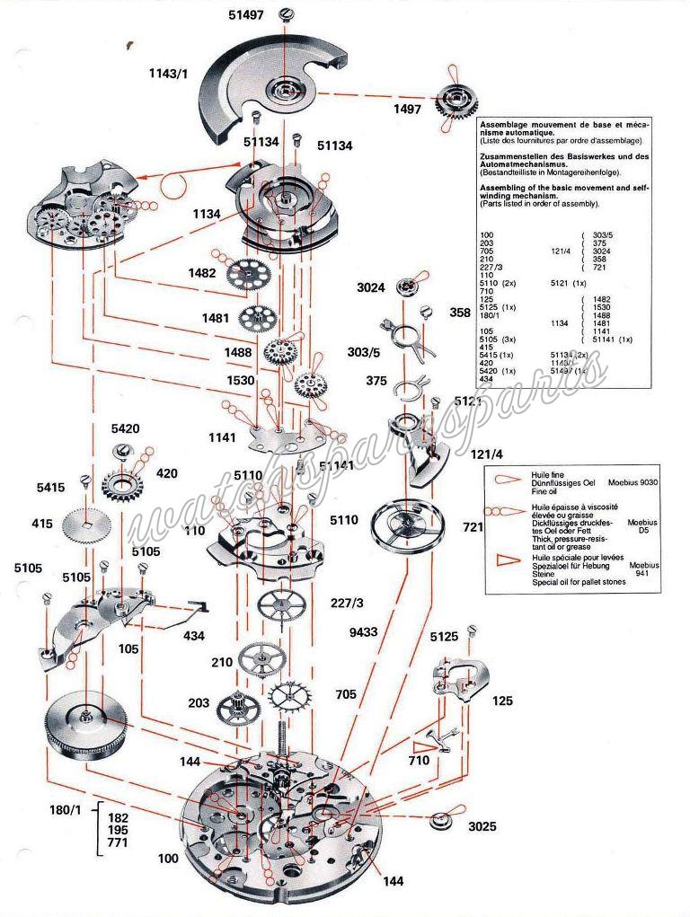 ETA 2685 Watch spare part ETA 2685 Watch spare part