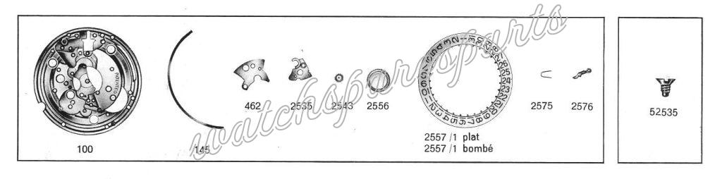 ETA 2772 Watch Date spare parts ETA 2772 Watch Date spare parts