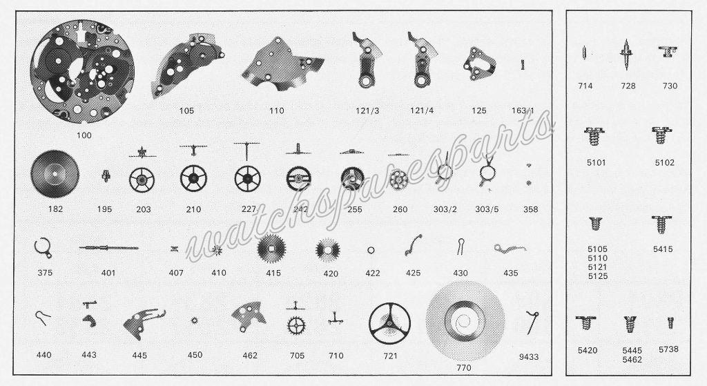 ETA 2804 Watch spare parts ETA 2804 Watch spare parts