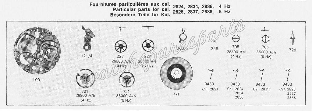 ETA 2836 Watch spare part ETA 2836 Watch spare part