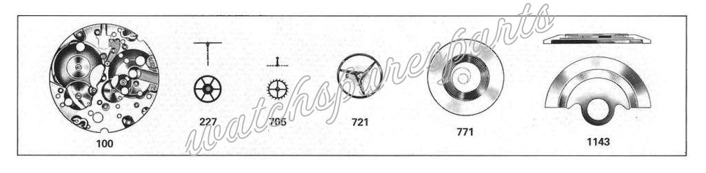 ETA 2873 Watch spare part ETA 2873 Watch spare part