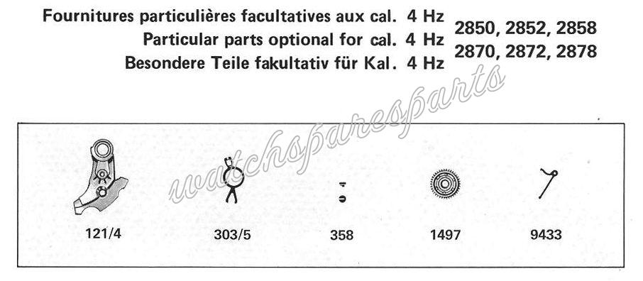 ETA 2878 Watch spare part ETA 2878 Watch spare part