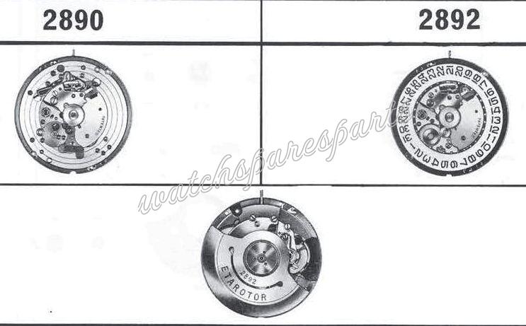 ETA 2892 Watch movements ETA 2892 Watch movements