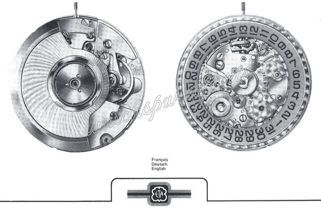 ETA 2892.2 Watch movements ETA 2892.2 Watch movements