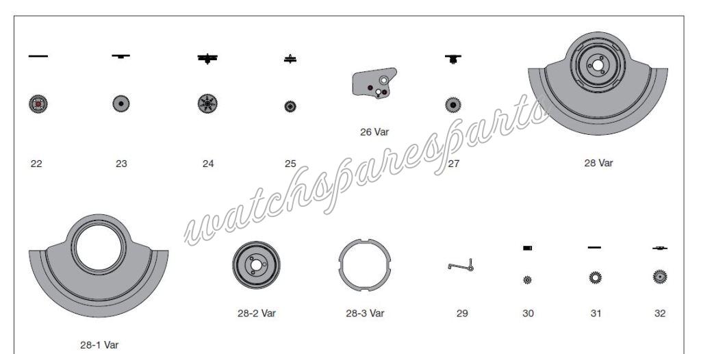 ETA 2892.A2 Watch Automatic spare parts ETA 2892.A2 Watch Automatic spare parts