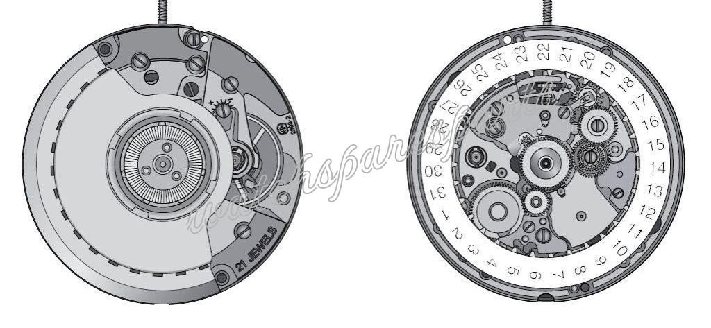 ETA 2893.3 Watch movements ETA 2893.3 Watch movements