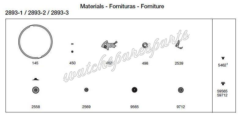 ETA 2893.3 Watch spare part ETA 2893.3 Watch spare part