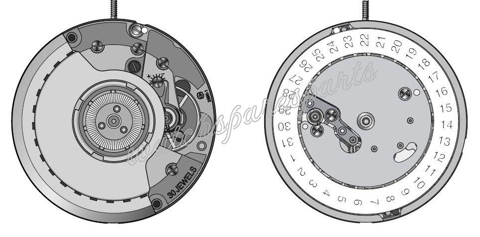 ETA 2895.1 Watch movements ETA 2895.1 Watch movements