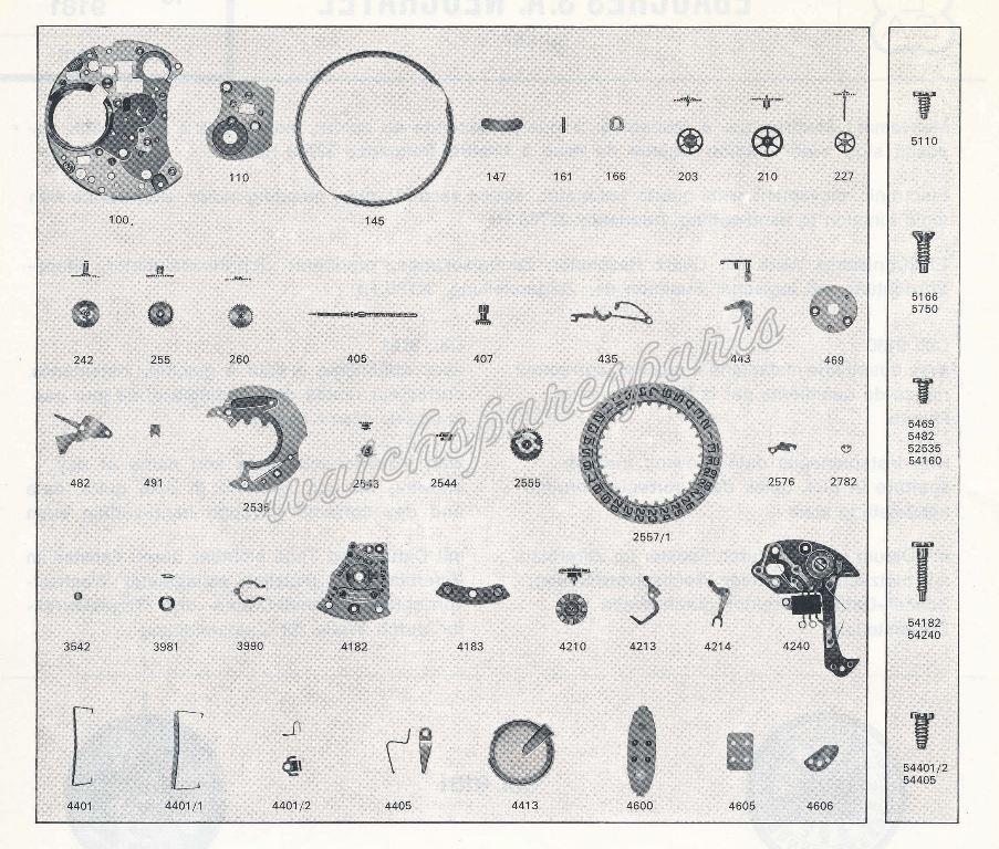 ETA 9180 Watch spare parts ETA 9180 Watch spare parts