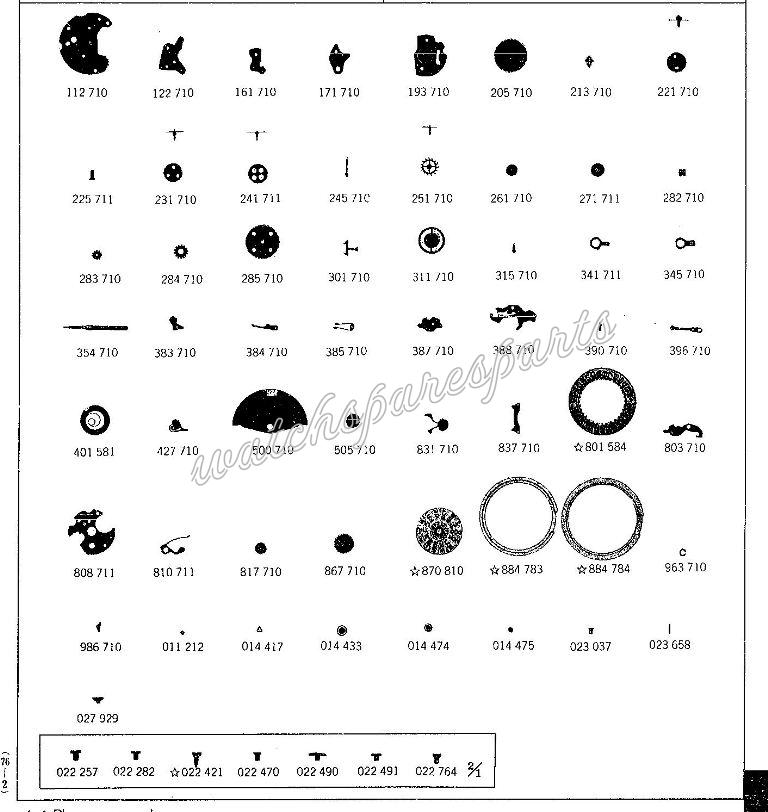 Seiko 2906A Watch spare parts Seiko 2906A Watch spare parts