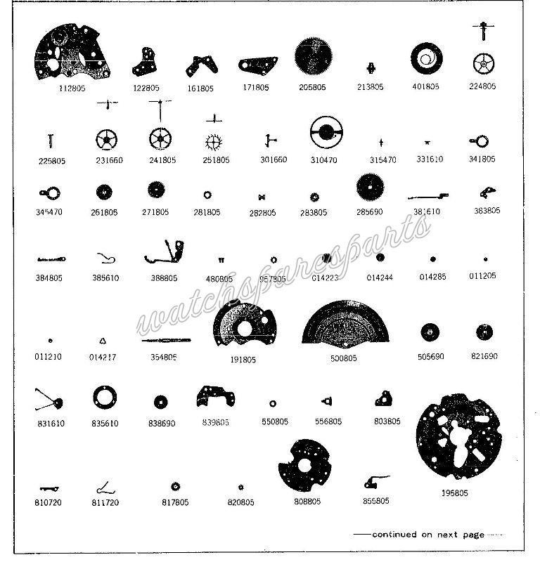 Seiko 4006A Watch spare parts Seiko 4006A Watch spare parts