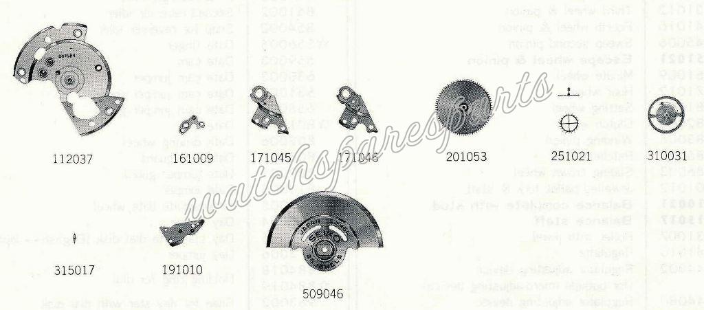 Seiko 5246A Watch spare part Seiko 5246A Watch spare part