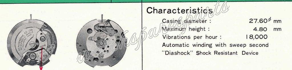 Seiko 6201A Watch movements Seiko 6201A Watch movements