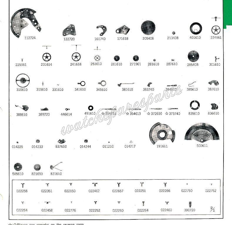 Seiko 6201A Watch spare parts Seiko 6201A Watch spare parts