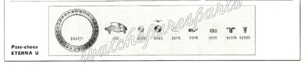 Eterna 1243 Watch Date spare parts Eterna 1243 Watch Date spare parts