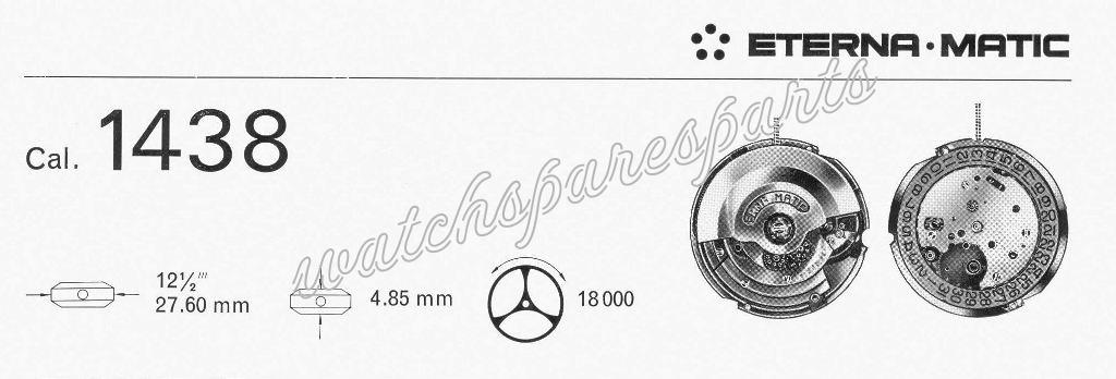 Eterna 1438 Watch movements Eterna 1438 Watch movements