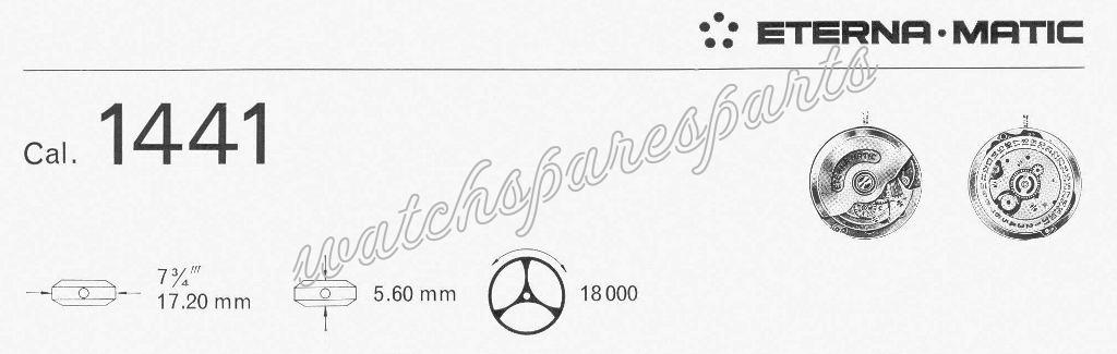 Eterna 1441 Watch movements Eterna 1441 Watch movements