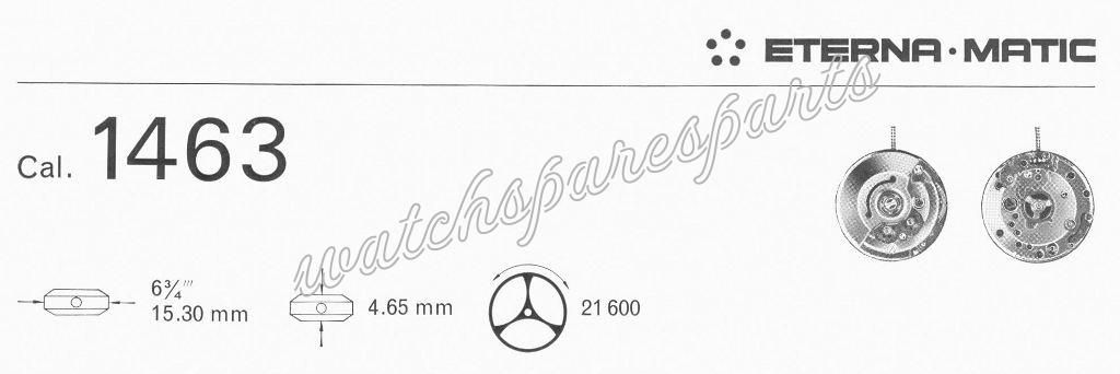 Eterna 1463 Watch movements Eterna 1463 Watch movements
