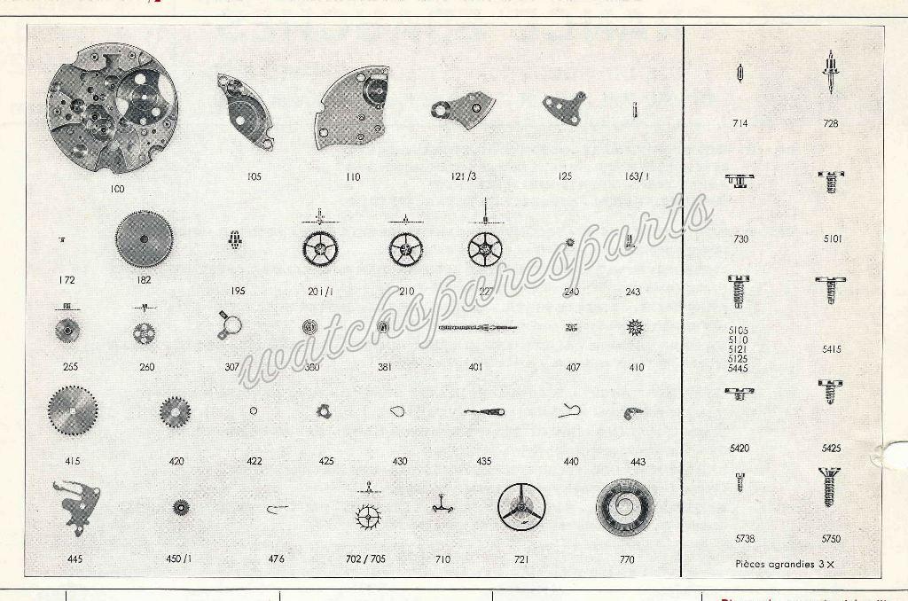 France Ebauches FE 140 2 Watch spare parts France Ebauches FE 140 2 Watch spare parts