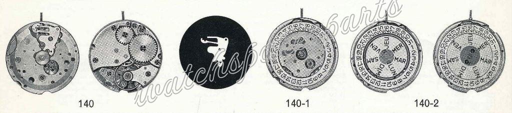 France Ebauches FE 140 Watch movements France Ebauches FE 140 Watch movements