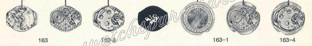 France Ebauches FE 163 Watch movements France Ebauches FE 163 Watch movements