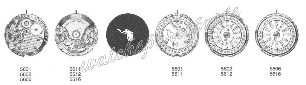 France Ebauches FE 5602 Watch movements France Ebauches FE 5602 Watch movements