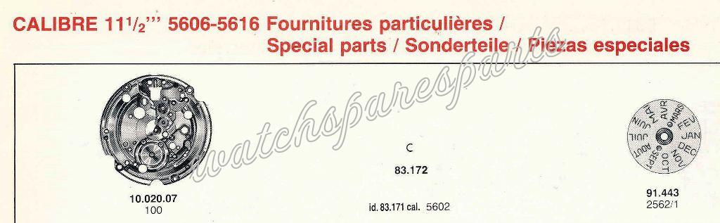 France Ebauches FE 5606 Watch spare part France Ebauches FE 5606 Watch spare part