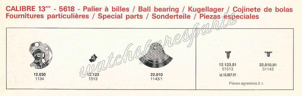 France Ebauches FE 5618 Watch spare part France Ebauches FE 5618 Watch spare part