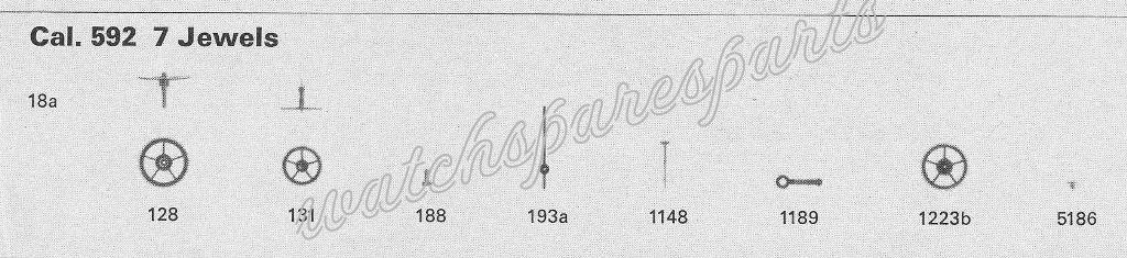 Oris 592 Watch spare part Oris 592 Watch spare part