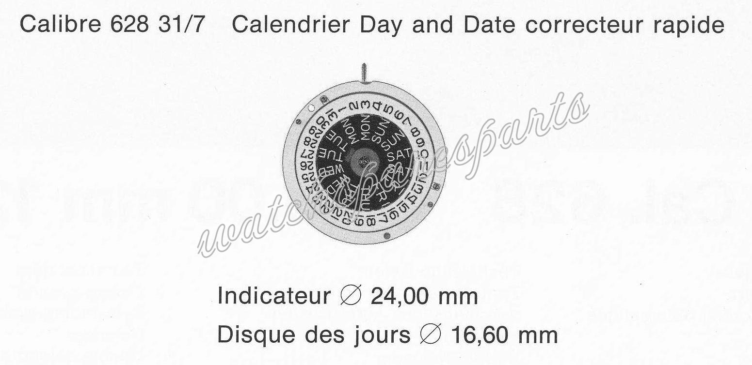 BFG Baumgartner 628 31 7 Watch Movements BFG Baumgartner 628 31 7 Watch Movements