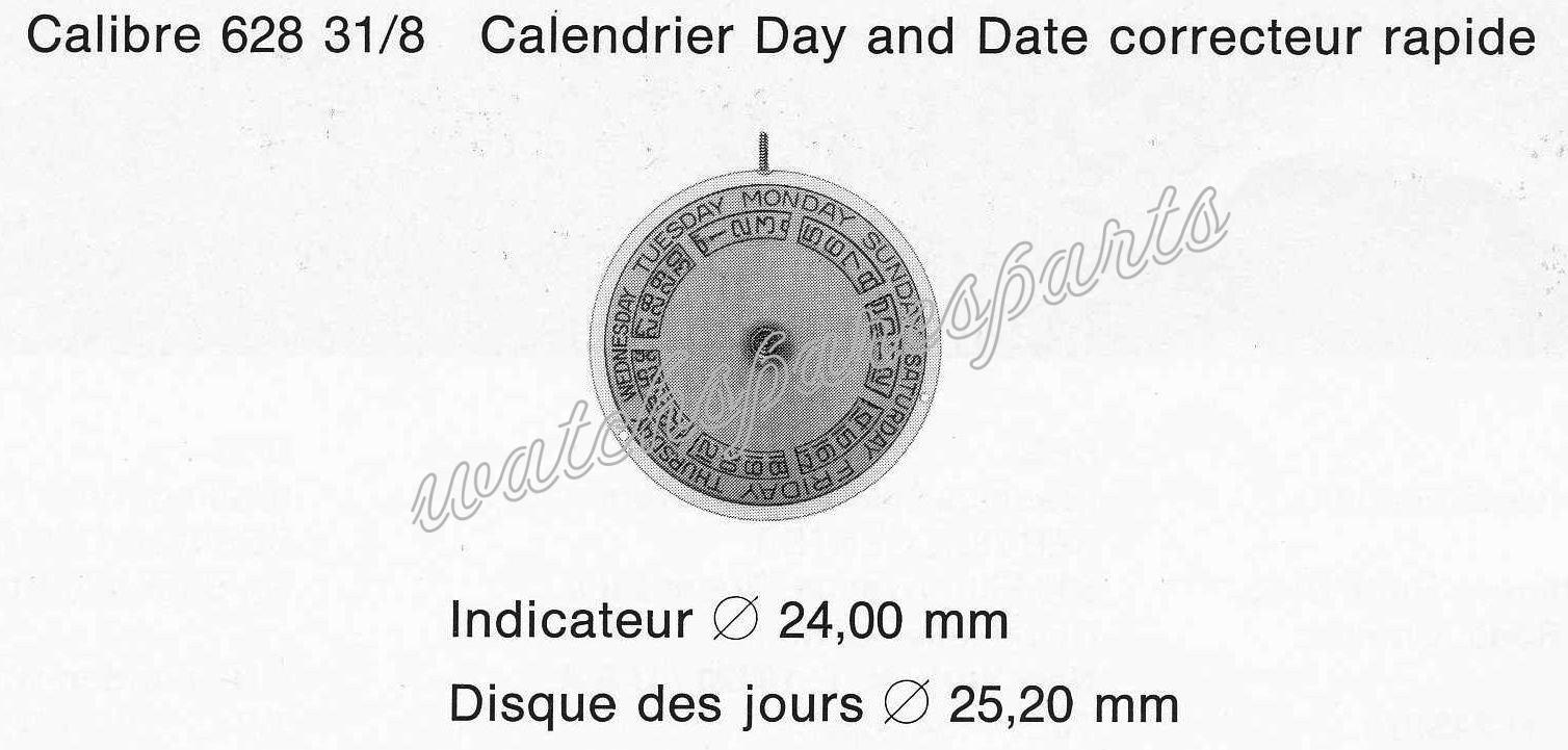 BFG Baumgartner 628 31 8 Watch Movements BFG Baumgartner 628 31 8 Watch Movements